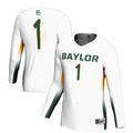 #1 Baylor Bears Lightweight Volleyball Jersey - White product image 1, provided for visual reference and product detail