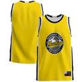 Michigan Tech Huskies Lightweight Basketball Jersey - Gold product image 1, provided for visual reference and product detail