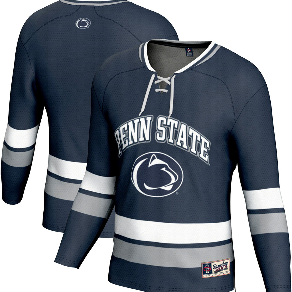 Penn State Nittany Lions Spirit Hockey Jersey - Navy product image 2, provided for visual reference and product detail review