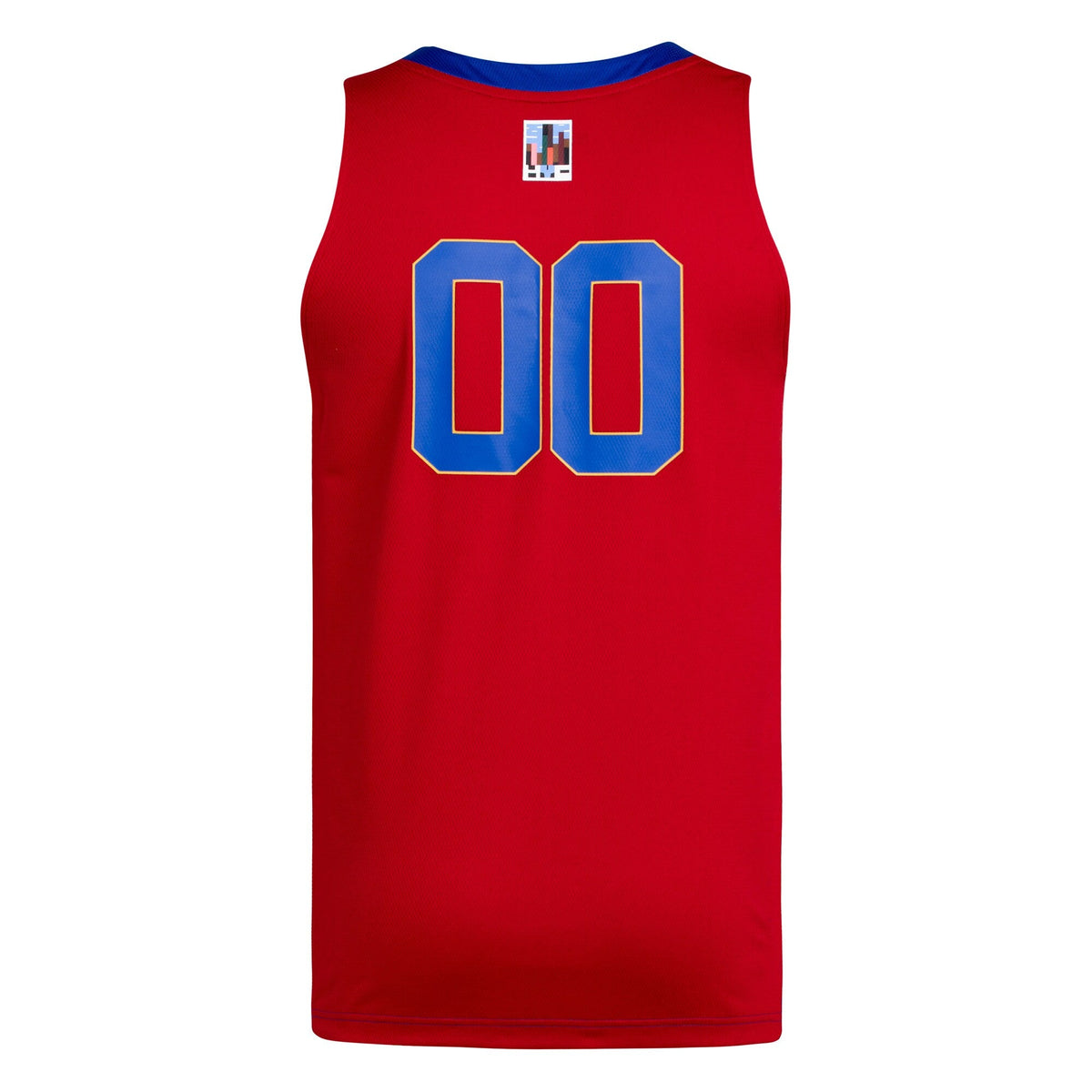 #00 Kansas Jayhawks Black History Month Basketball Jersey - Royal/Red product image 4, provided for visual reference and