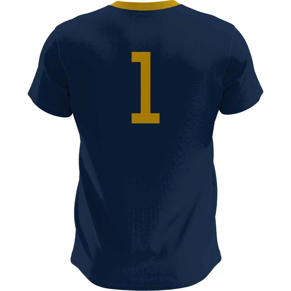 Notre Dame Fighting Irish Lightweight Soccer Fashion Jersey - Navy product image 4, provided for visual reference and