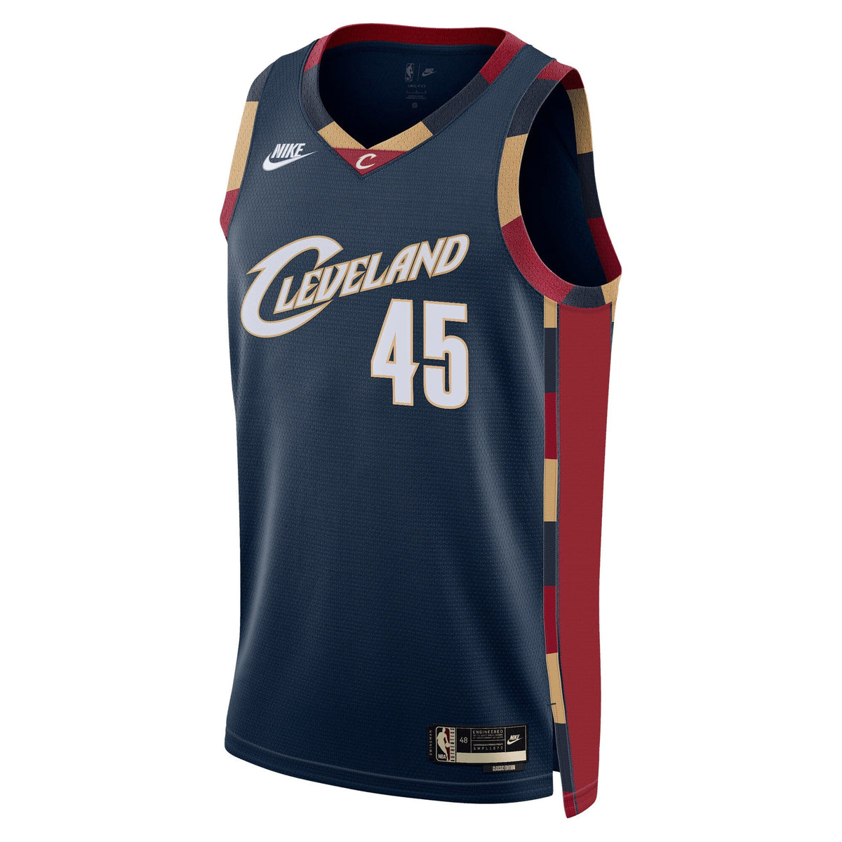 Cleveland Cavaliers Classic Edition Jersey - Navy - Donovan Mitchell product image 3, provided for visual reference and
