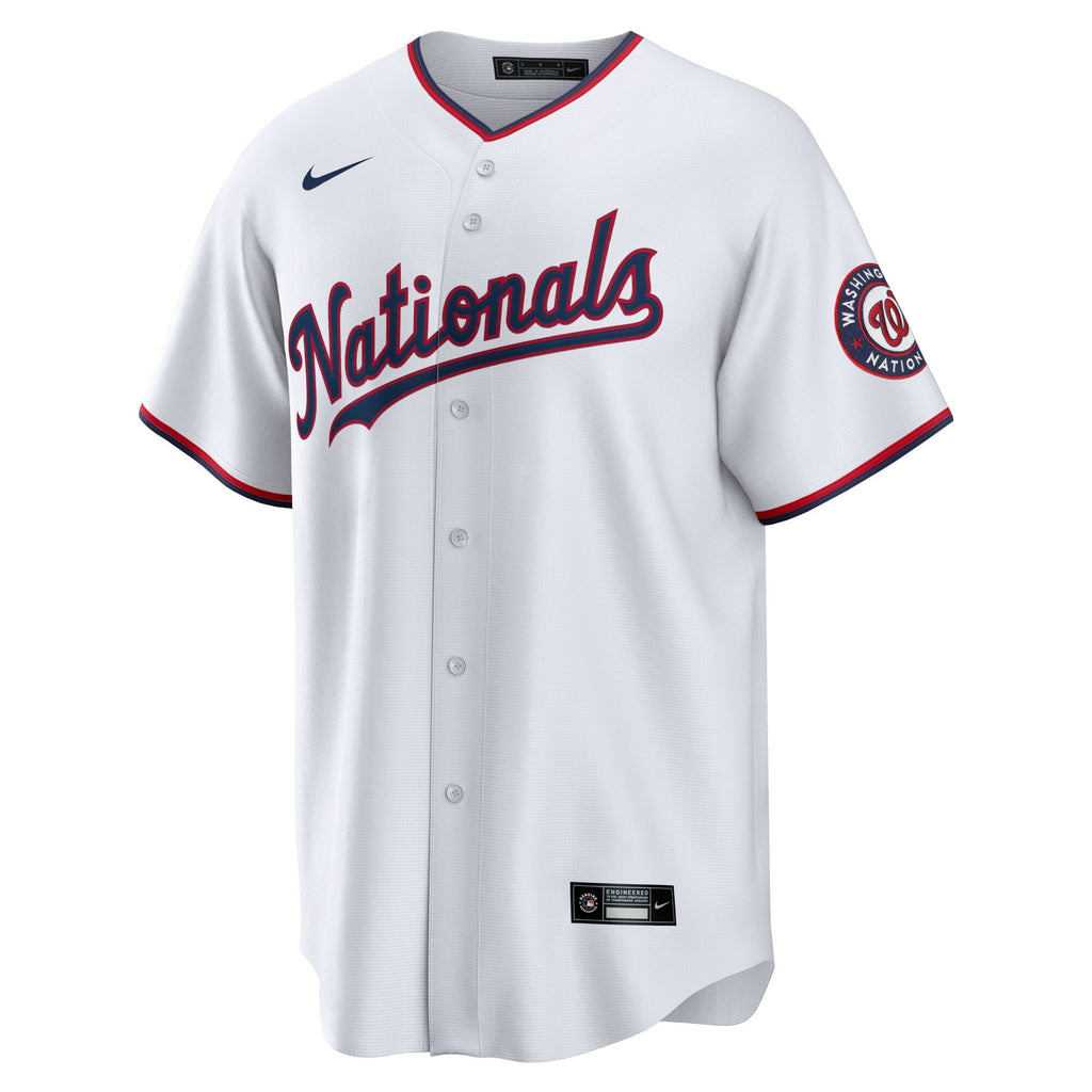 Washington Nationals Stephen Strasburg White Home Replica Jersey product image 3, provided for visual reference and product