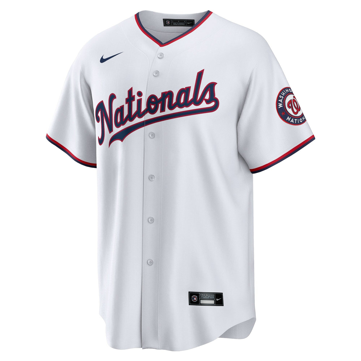 Washington Nationals Stephen Strasburg White Home Replica Jersey product image 3, provided for visual reference and product