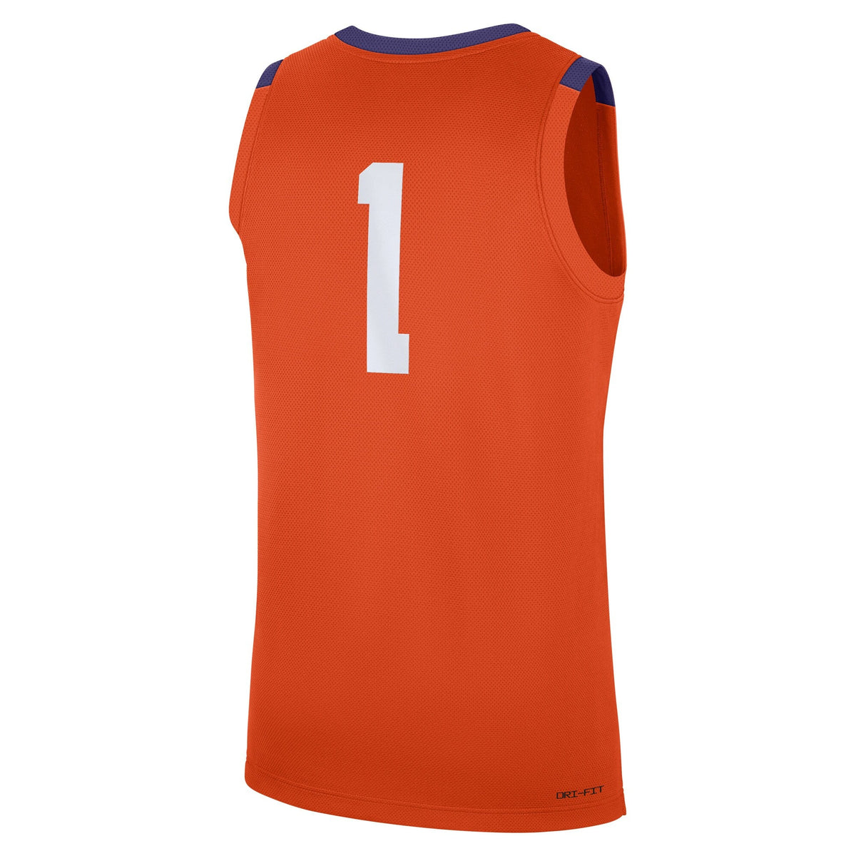 #1 Clemson Tigers Road Replica Jersey - Orange product image 4, provided for visual reference and product detail review