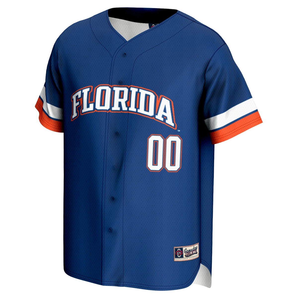 Florida Gators NIL Pick-A-Player Lightweight Baseball Jersey - Royal product image 3, provided for visual reference and