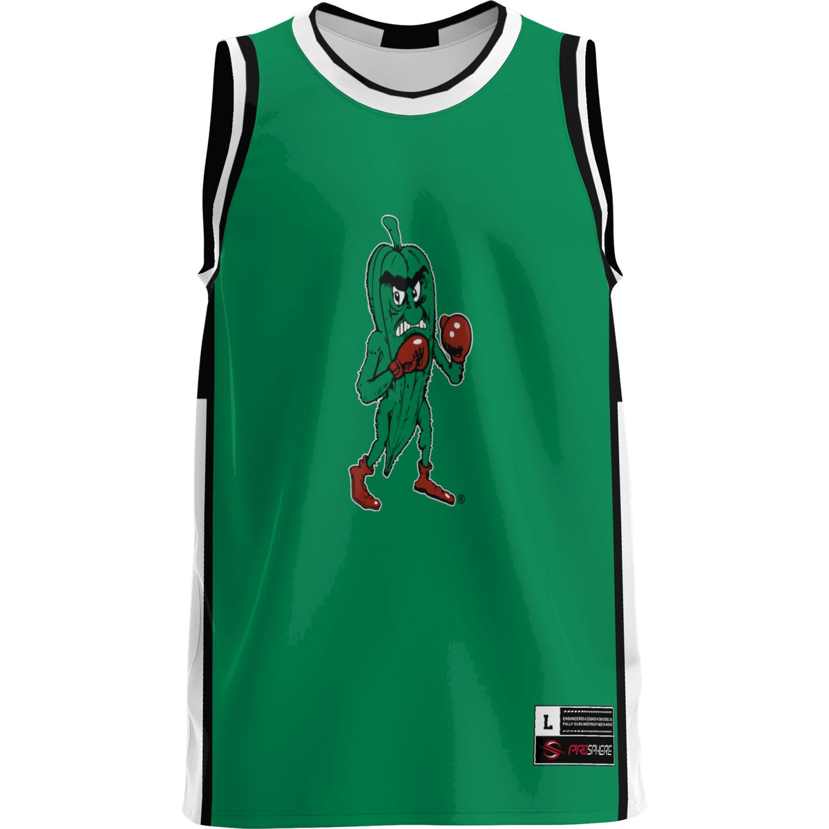Delta State Statesmen Lightweight Basketball Jersey - Green product image 3, provided for visual reference and product