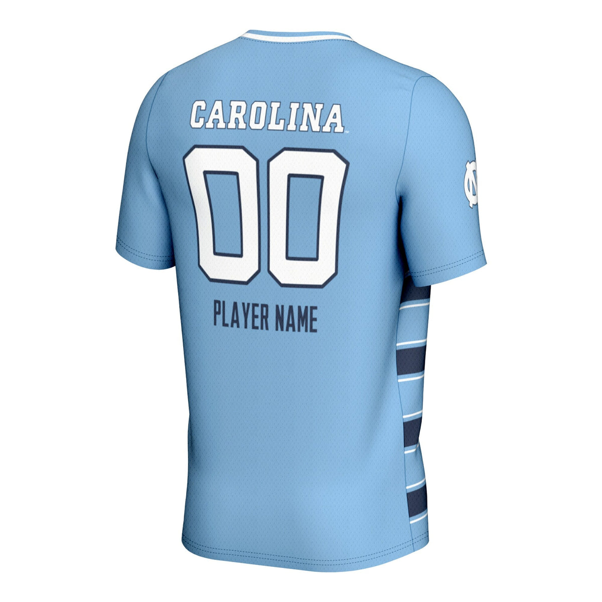 North Carolina Tar Heels NIL Pick-A-Player Lightweight Soccer Jersey - Carolina Blue product image 4, provided for visual