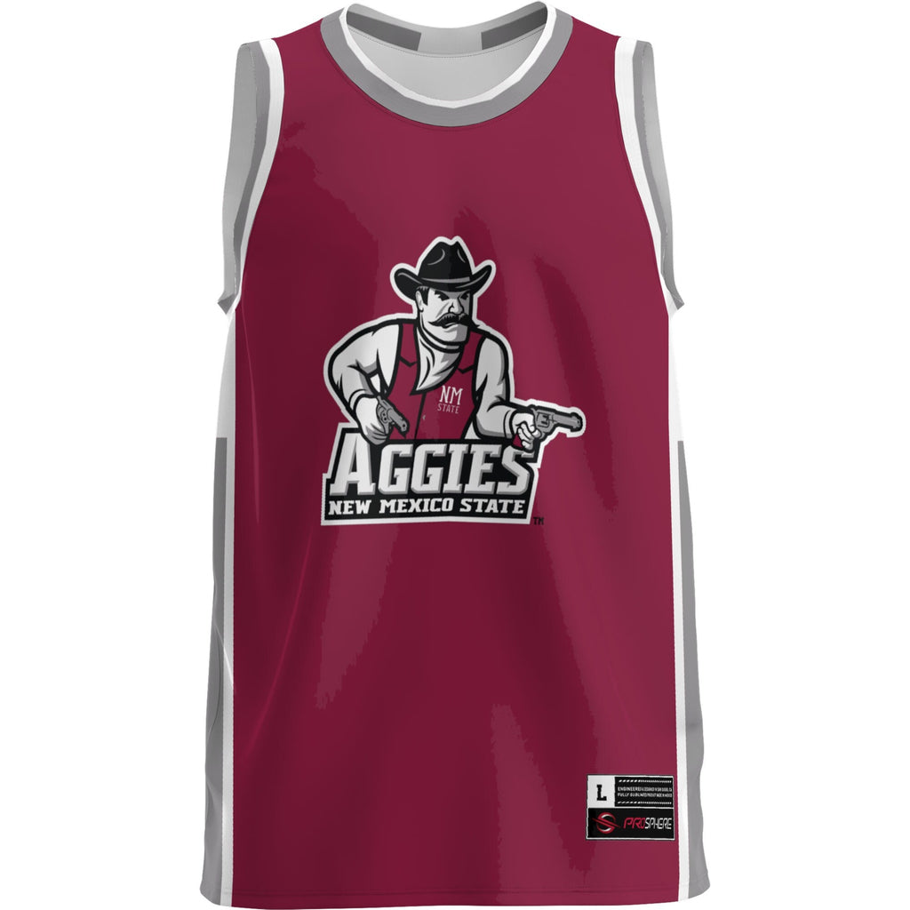 New Mexico State Aggies Lightweight Basketball Jersey - Crimson product image 3, provided for visual reference and product