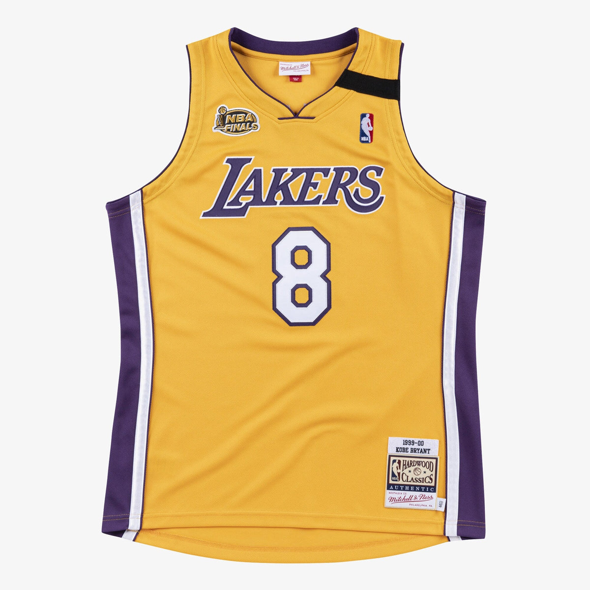Los Angeles Lakers 1999-00 Home Finals Authentic Jersey - Light Gold product image 3, provided for visual reference and