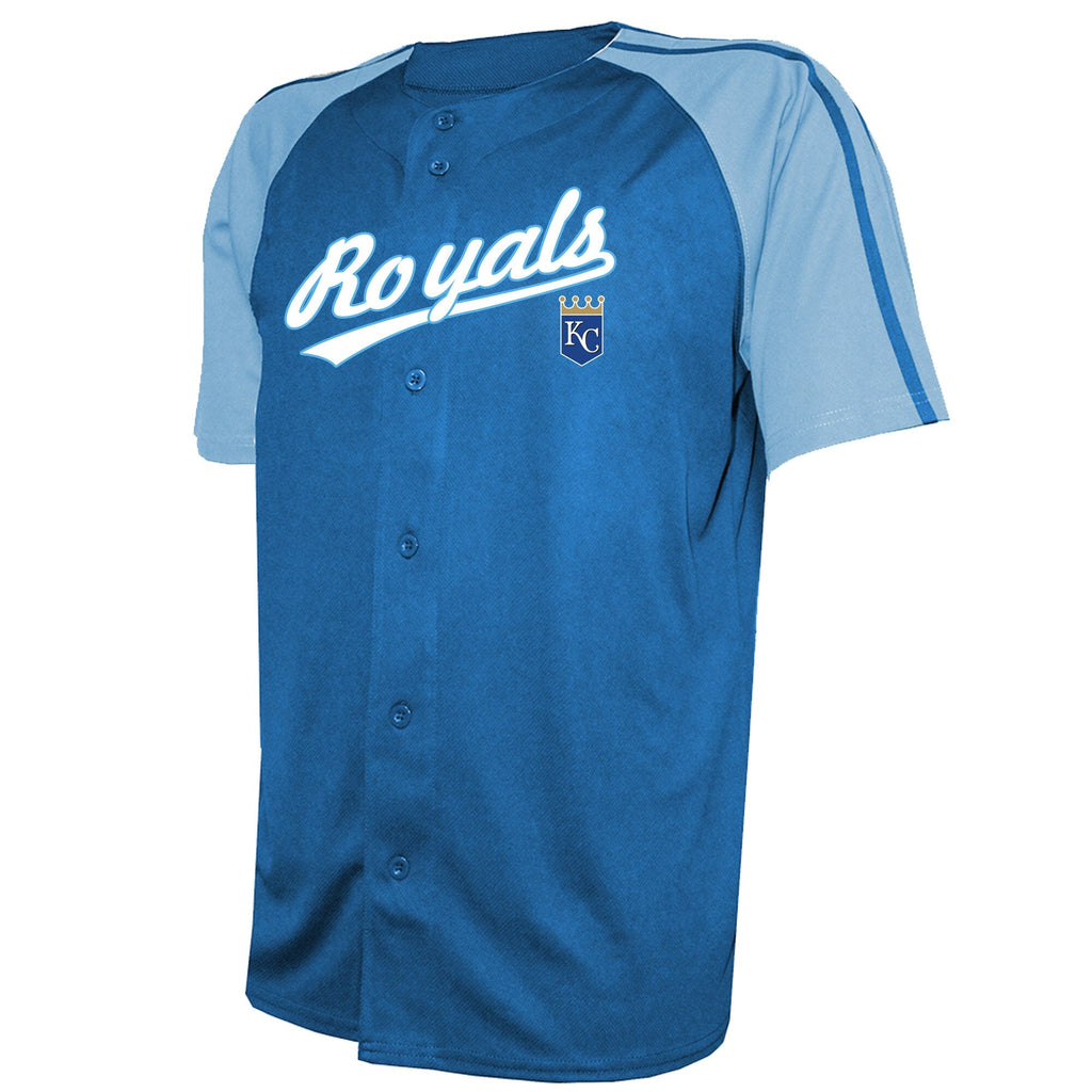 Kansas City Royals Royal Team Raglan Jersey product image 3, provided for visual reference and product detail review