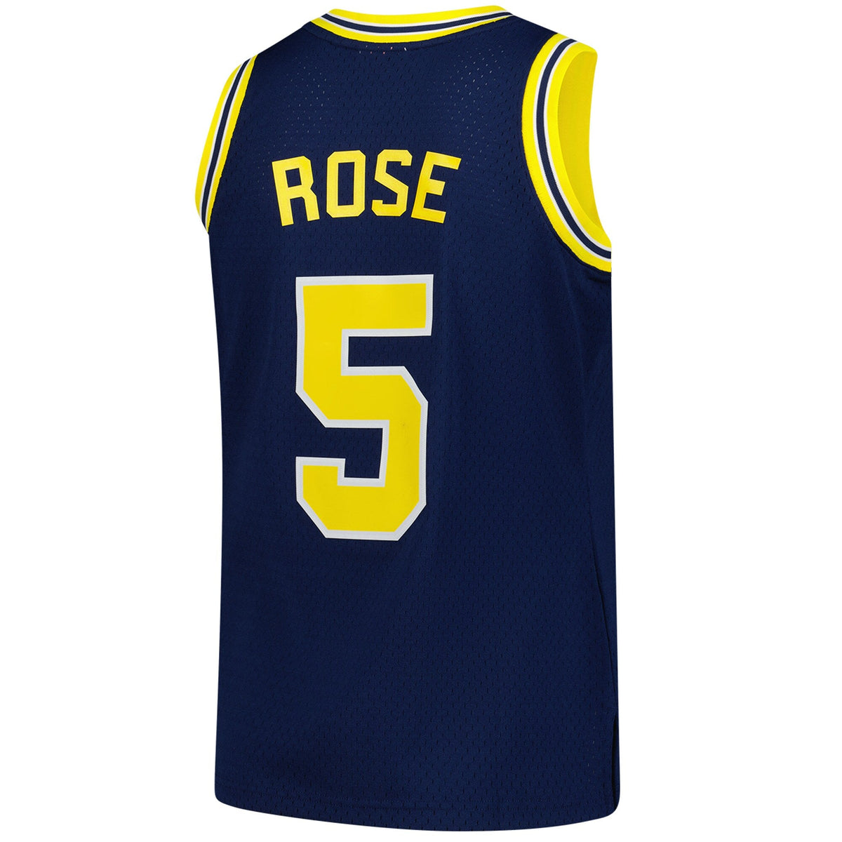 Jalen Rose Navy Michigan Wolverines 1991/92 Swingman Jersey product image 4, provided for visual reference and product