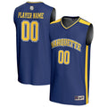 Marquette Golden Eagles NIL Pick-A-Player Lightweight Basketball Fashion Jersey - Blue product image 1, provided for visual
