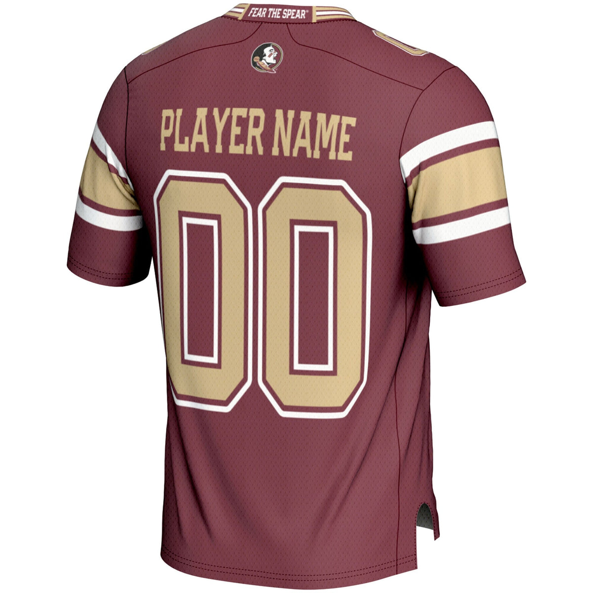 Florida State Seminoles NIL Pick-A-Player Football Jersey - Maroon product image 4, provided for visual reference and