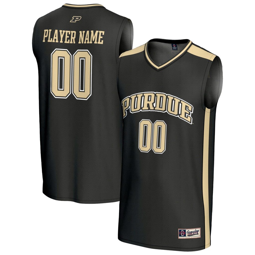 Purdue Boilermakers NIL Pick-A-Player Lightweight Basketball Fashion Jersey - Black product image 2, provided for visual
