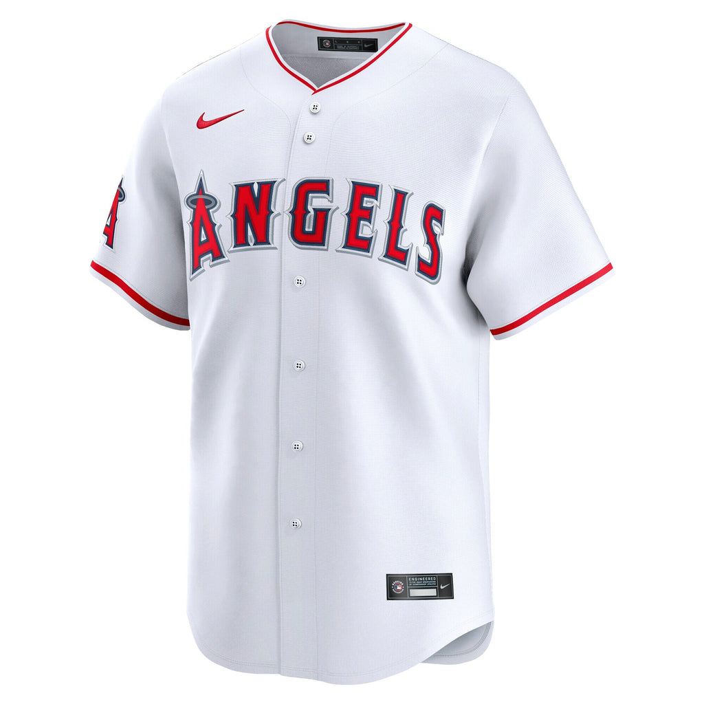 Los Angeles Angels White Home Limited Jersey product image 3, provided for visual reference and product detail review