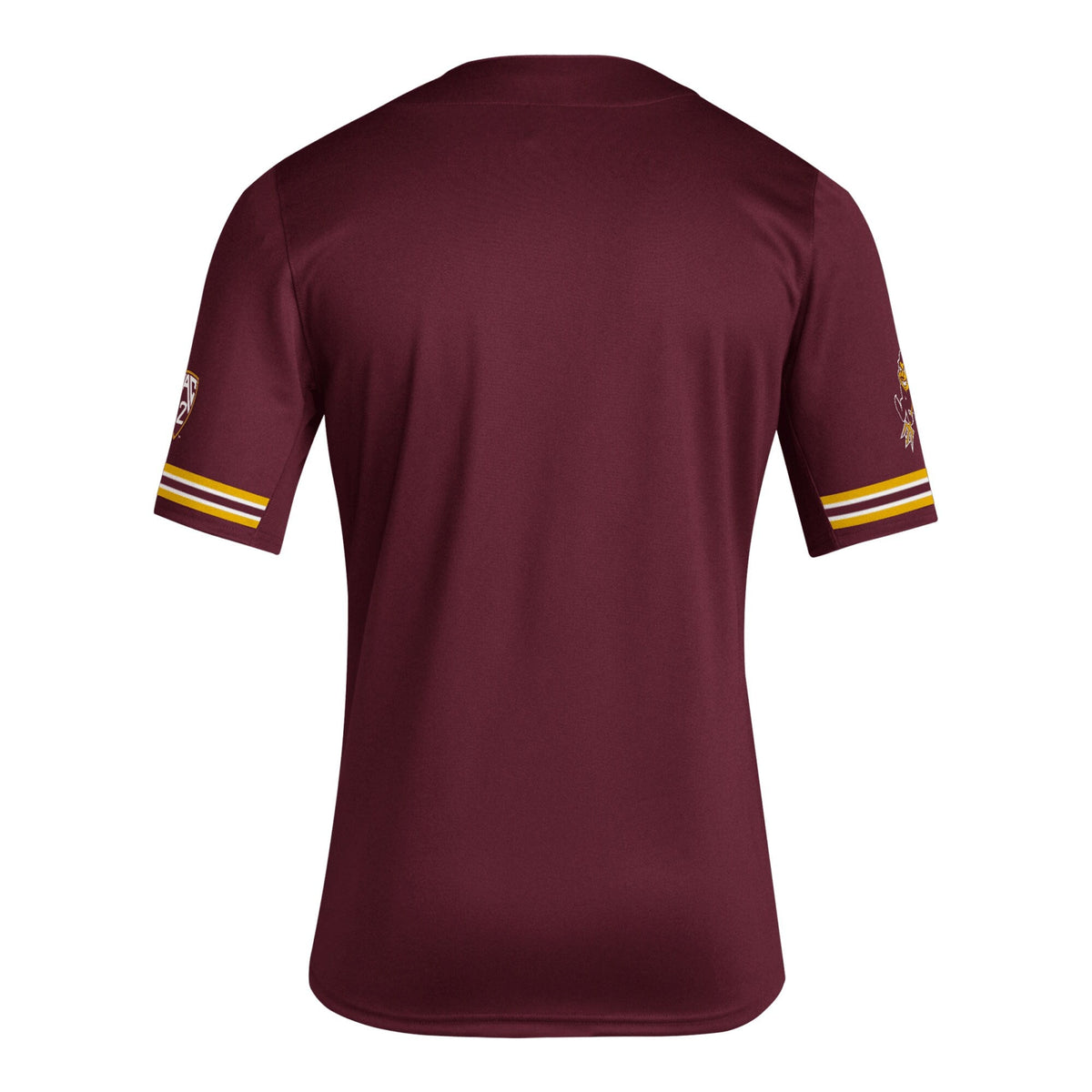 Arizona State Sun Devils Reverse Retro Replica Baseball Jersey - Maroon product image 4, provided for visual reference and