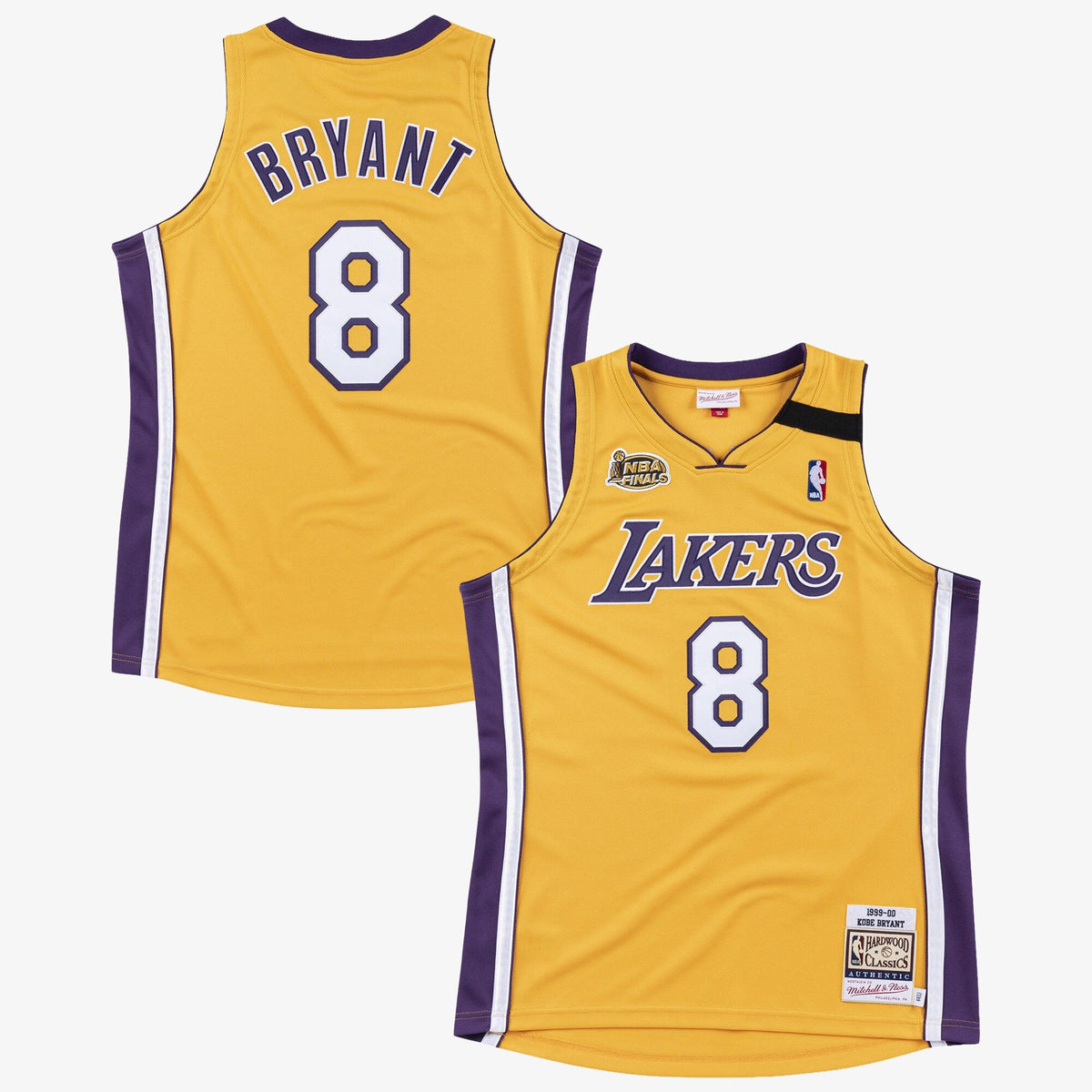 Los Angeles Lakers 1999-00 Home Finals Authentic Jersey - Light Gold product image 1, provided for visual reference and