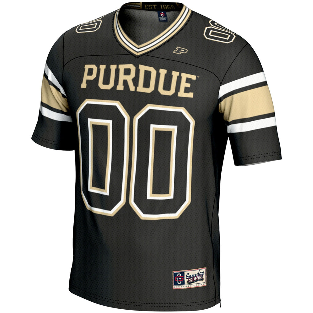Purdue Boilermakers NIL Pick-A-Player Football Jersey - Black product image 3, provided for visual reference and product