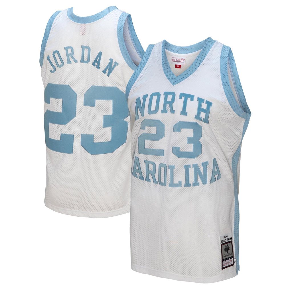 Michael Jordan North Carolina Tar Heels 1983/84 Authentic Retired Player Jersey - White product image 1, provided for visual
