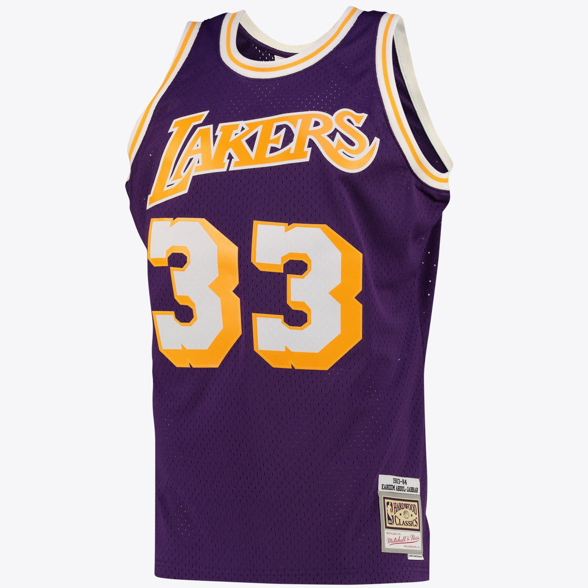 Los Angeles Lakers Kareem Abdul-Jabbar Alternate Swingman Jersey - Purple product image 2, provided for visual reference and