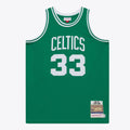 Boston Celtics Larry Bird 1985 Authentic Road Jersey - Kelly Green product image 1, provided for visual reference and