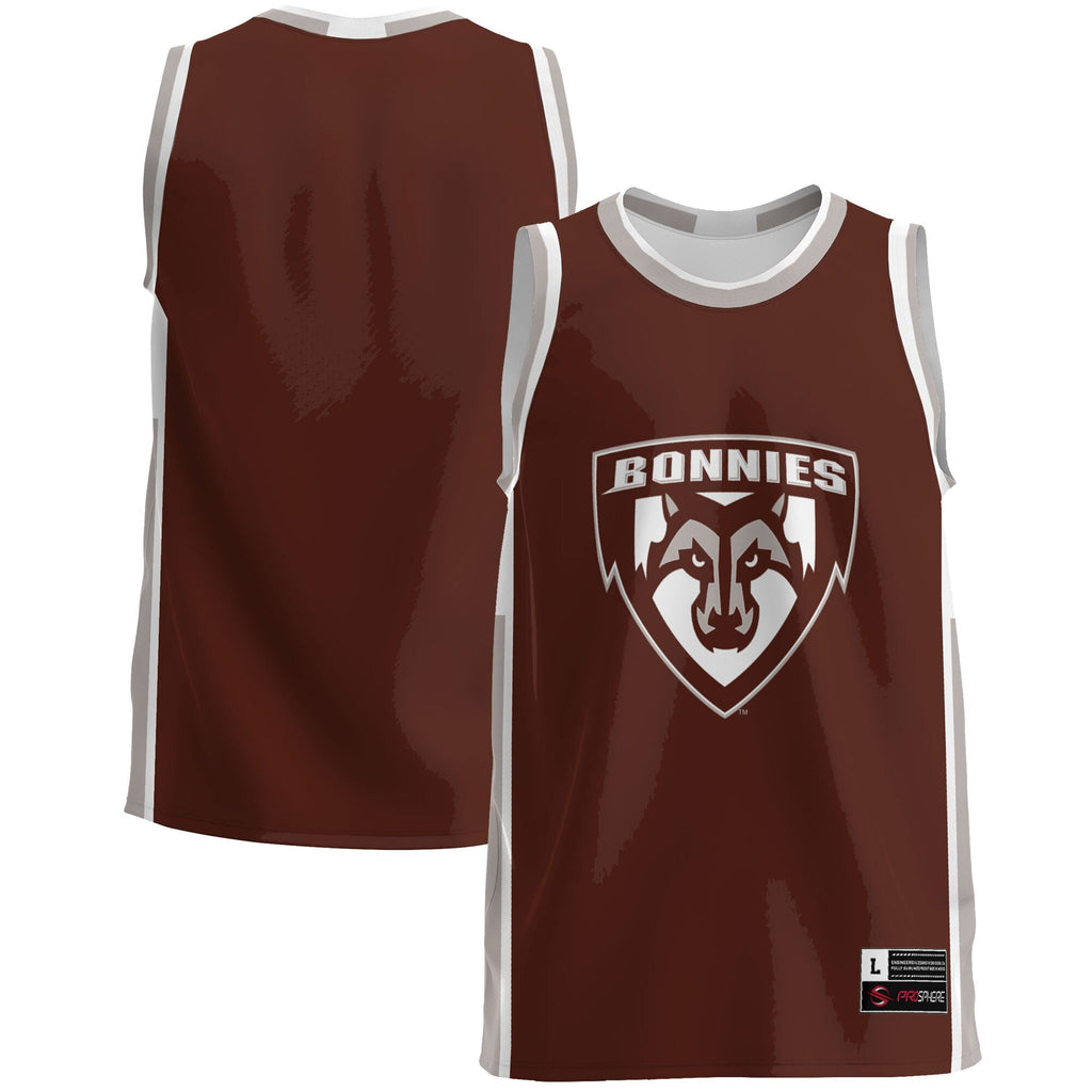 St. Bonaventure Bonnies Lightweight Basketball Jersey - Brown product image 2, provided for visual reference and product