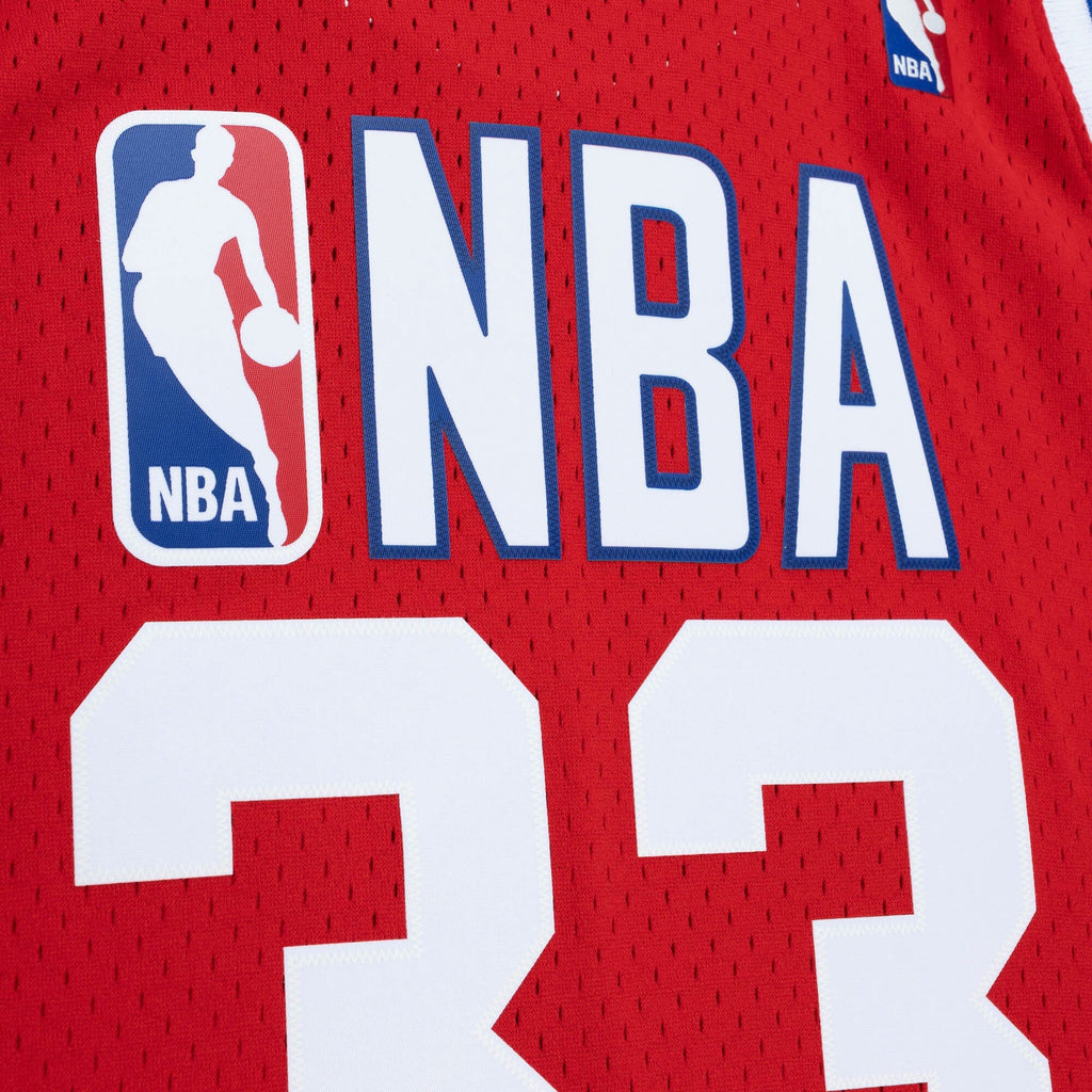 NBA Patrick Ewing 1989 All-Star Swingman Authentic Jersey - Scarlet product image 5, provided for visual reference and