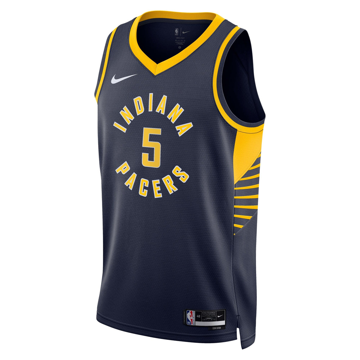 Indiana Pacers Icon Edition Swingman Jersey - Navy - Jarace Walker product image 3, provided for visual reference and