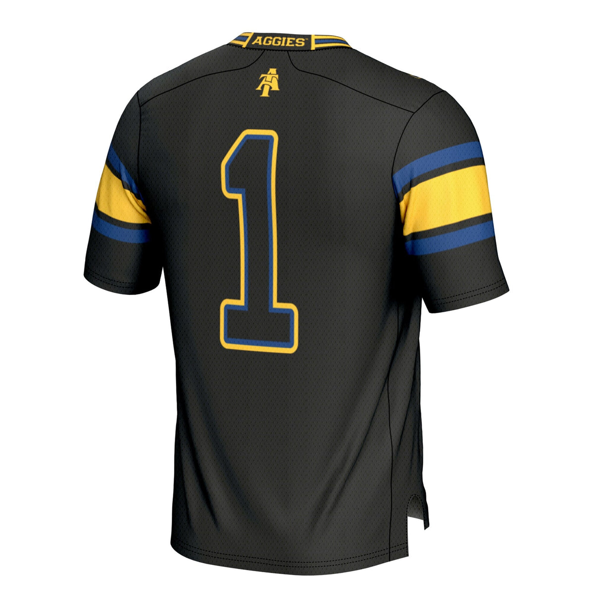 #1 North Carolina A&T Aggies Football Jersey - Black product image 4, provided for visual reference and product detail review