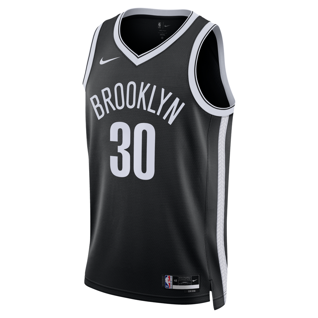 Brooklyn Nets Icon Swingman Jersey- Black - Julius Randle product image 3, provided for visual reference and product detail