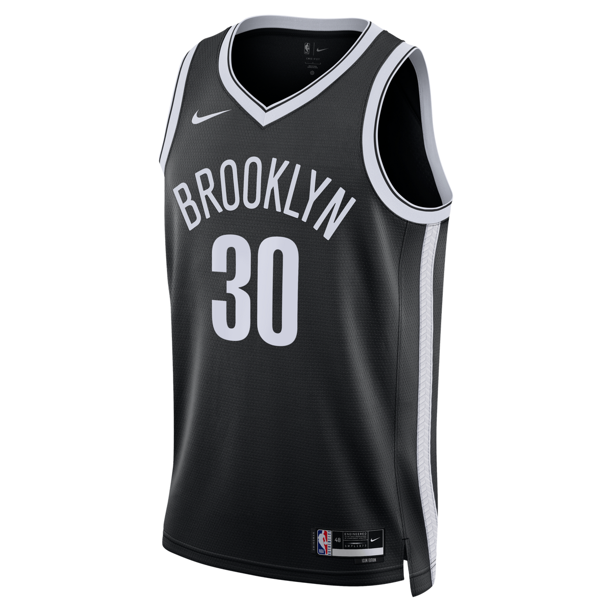 Brooklyn Nets Icon Swingman Jersey- Black - Julius Randle product image 3, provided for visual reference and product detail