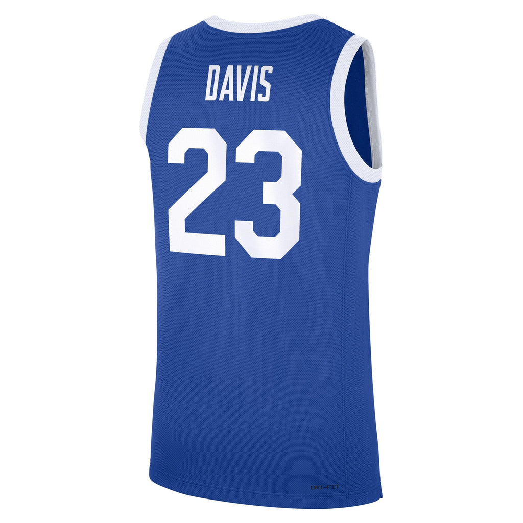 Anthony Davis Kentucky Wildcats Road Replica Basketball Jersey - Royal product image 4, provided for visual reference and