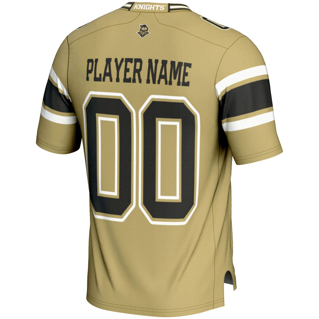 UCF Knights NIL Pick-A-Player Football Jersey - Gold product image 4, provided for visual reference and product detail review