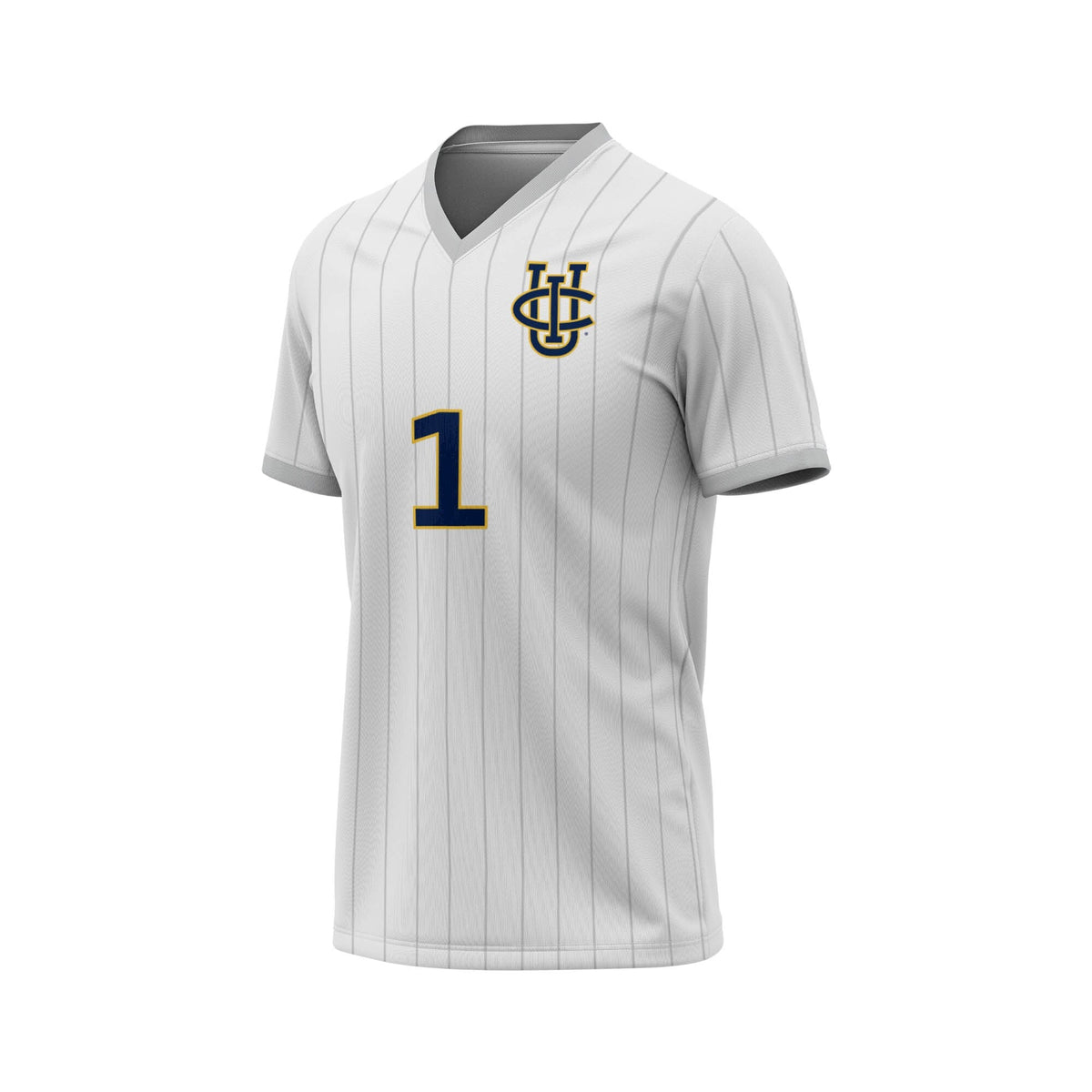 #1 UC Irvine Anteaters Lightweight Soccer Fashion Jersey - White product image 3, provided for visual reference and product