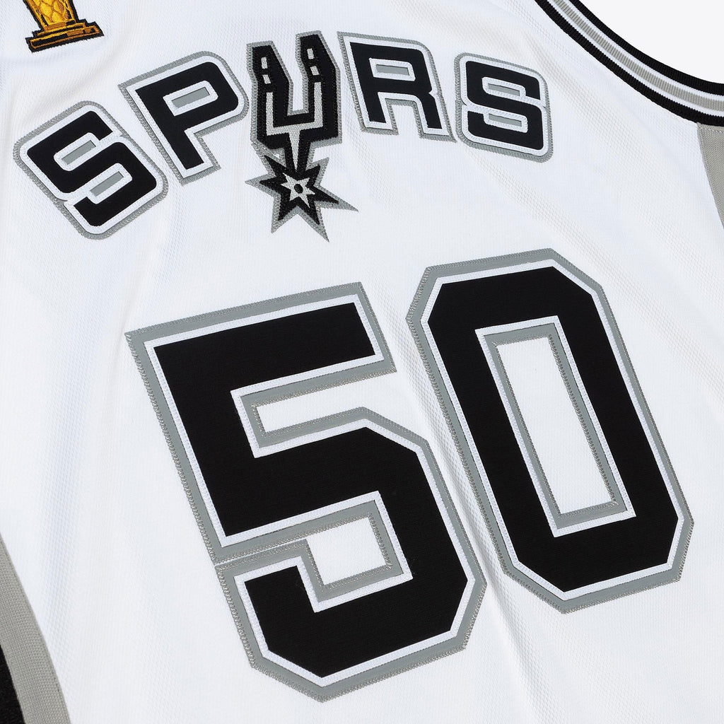 San Antonio Spurs David Robinson 2002 Home Finals Authentic Jersey - White product image 5, provided for visual reference
