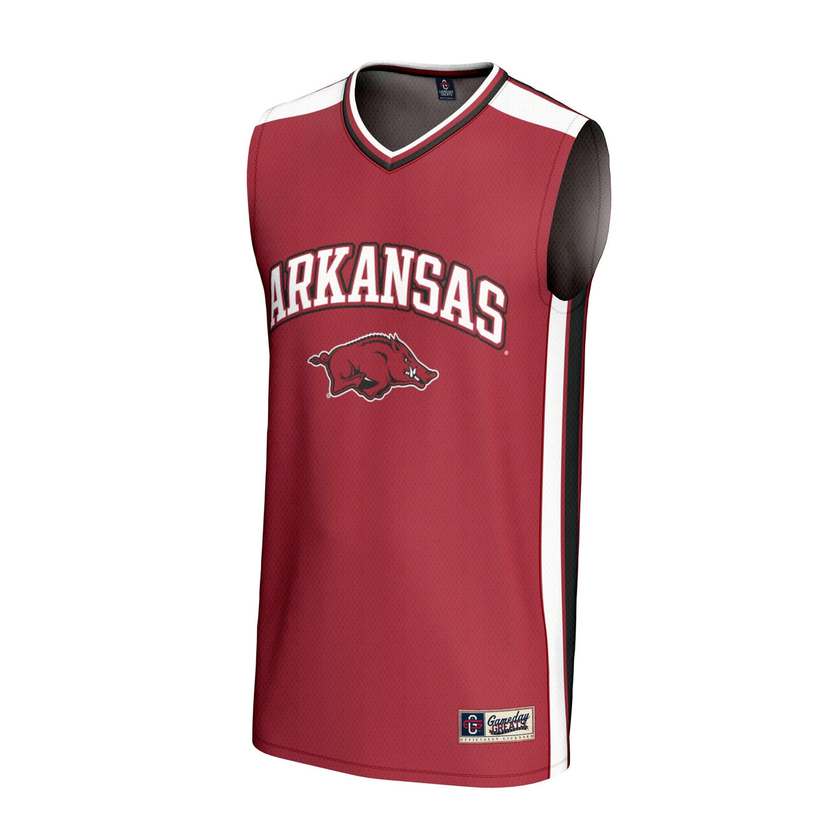Arkansas Razorbacks Spirit Basketball Jersey - Cardinal product image 3, provided for visual reference and product detail