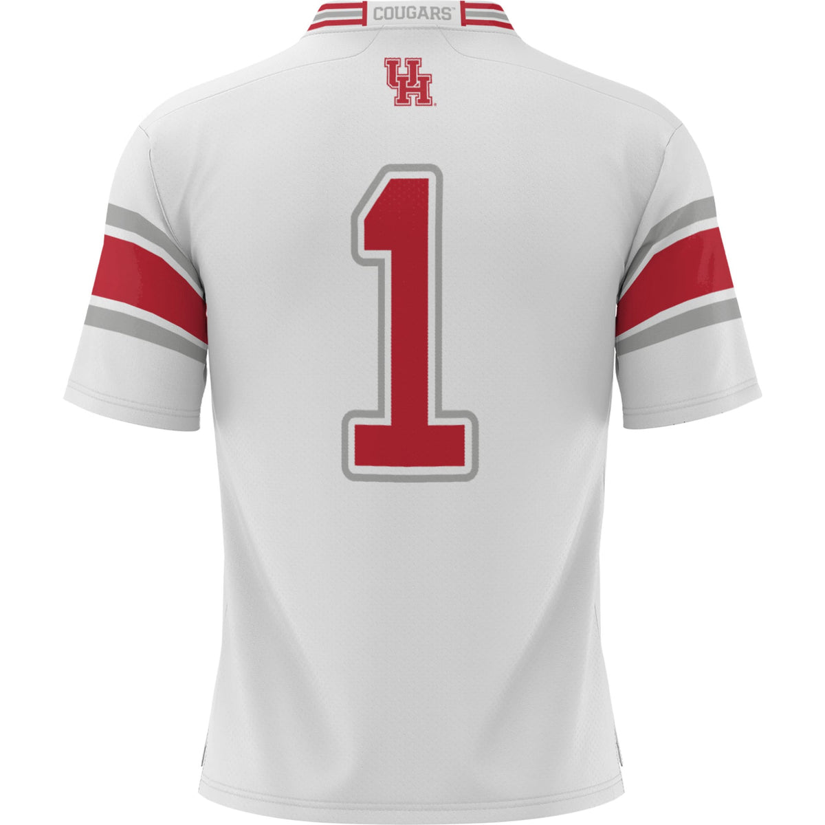 #1 Houston Cougars Football Jersey - White product image 4, provided for visual reference and product detail review