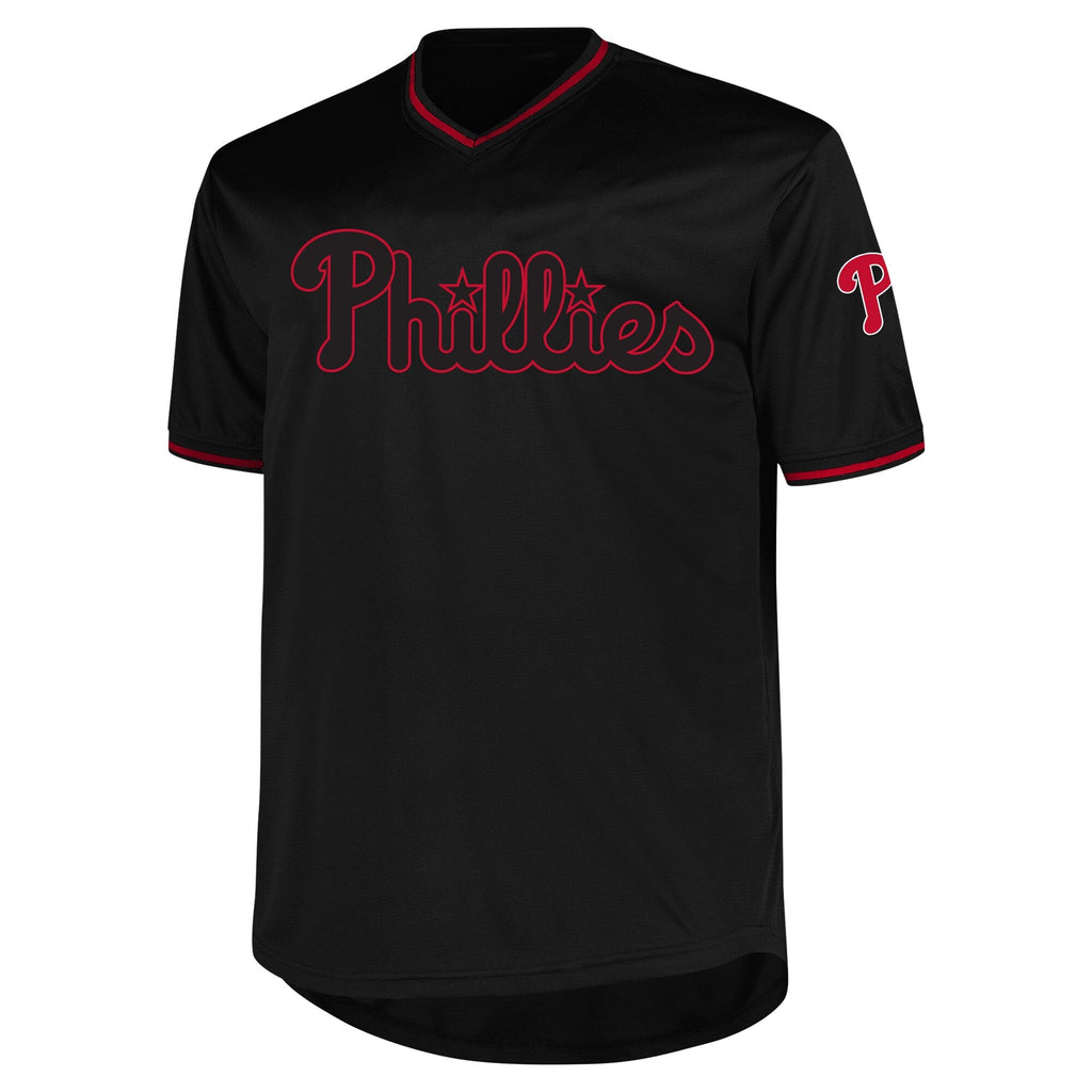 Philadelphia Phillies Black Big & Tall Pop Fashion Jersey product image 3, provided for visual reference and product detail