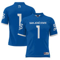 #1 San Jose State Spartans Football Jersey - Royal product image 1, provided for visual reference and product detail review