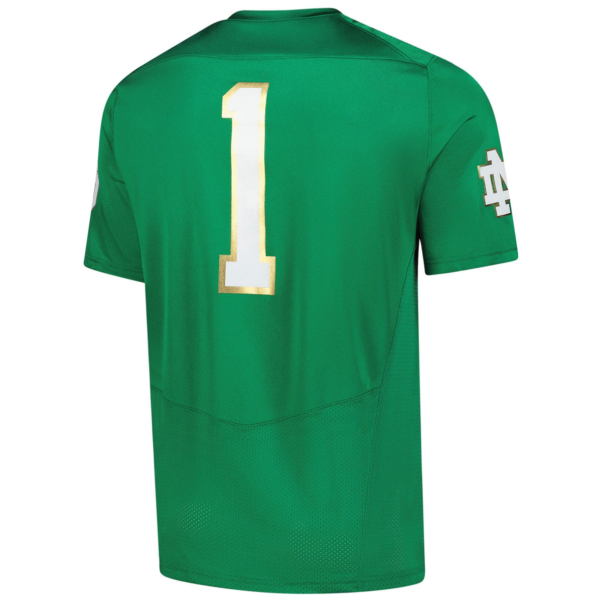 Notre Dame Fighting Irish Replica Football Jersey - Green product image 4, provided for visual reference and product detail