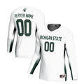 Michigan State Spartans Adult NIL Lightweight Volleyball Jersey - White product image 1, provided for visual reference and