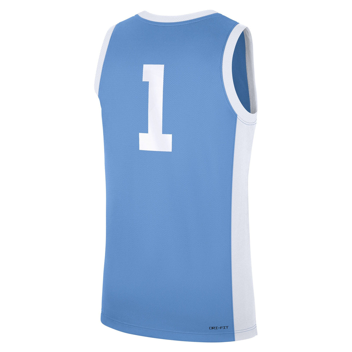 #1 North Carolina Tar Heels Alternate Replica Jersey - Carolina Blue product image 4, provided for visual reference and
