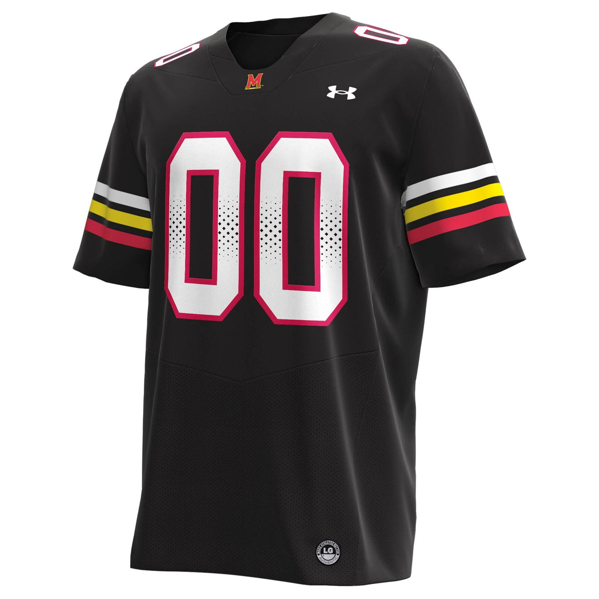 Maryland Terrapins Alternate NIL Pick-A-Player Replica Football Jersey - Black product image 3, provided for visual