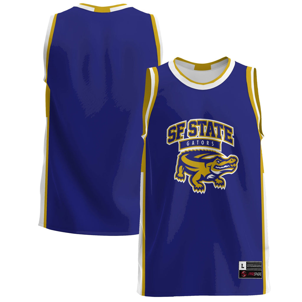 San Francisco State Gators Lightweight Basketball Jersey - Purple product image 2, provided for visual reference and product