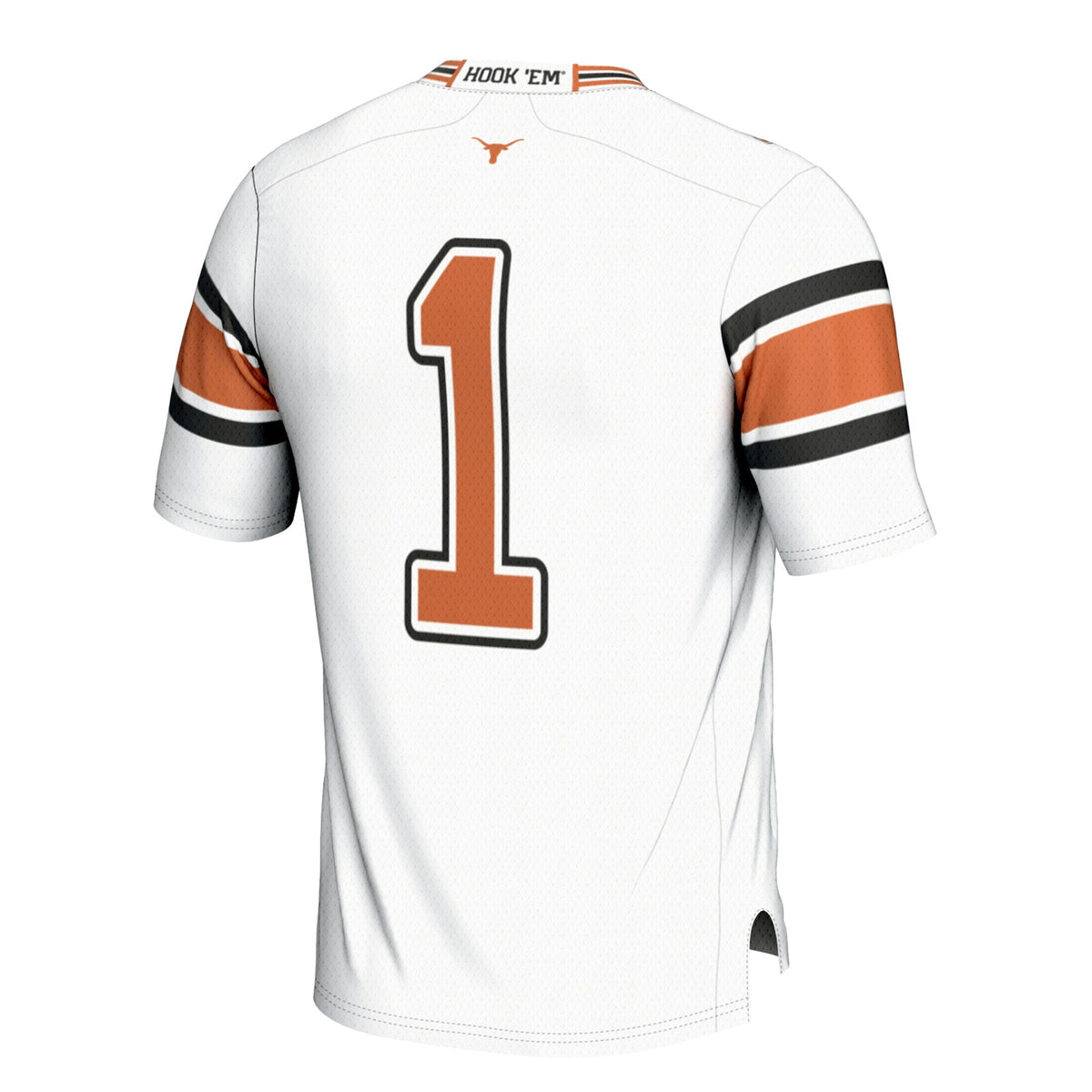 #1 Texas Longhorns Football Jersey - White product image 4, provided for visual reference and product detail review