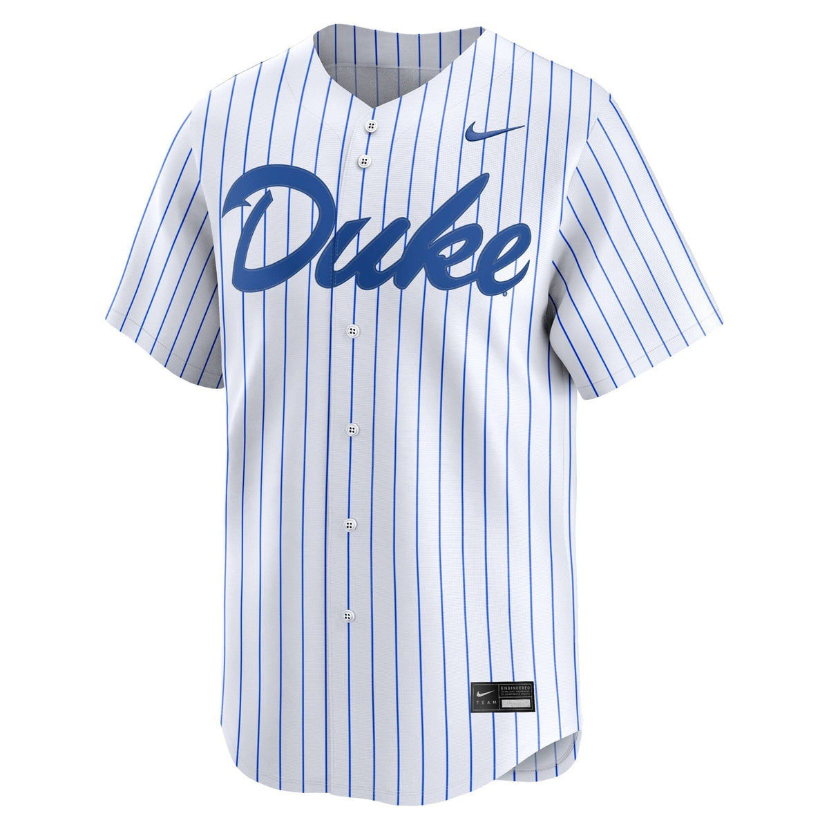 White Duke Blue Devils Baseball Limited Jersey product image 3, provided for visual reference and product detail review