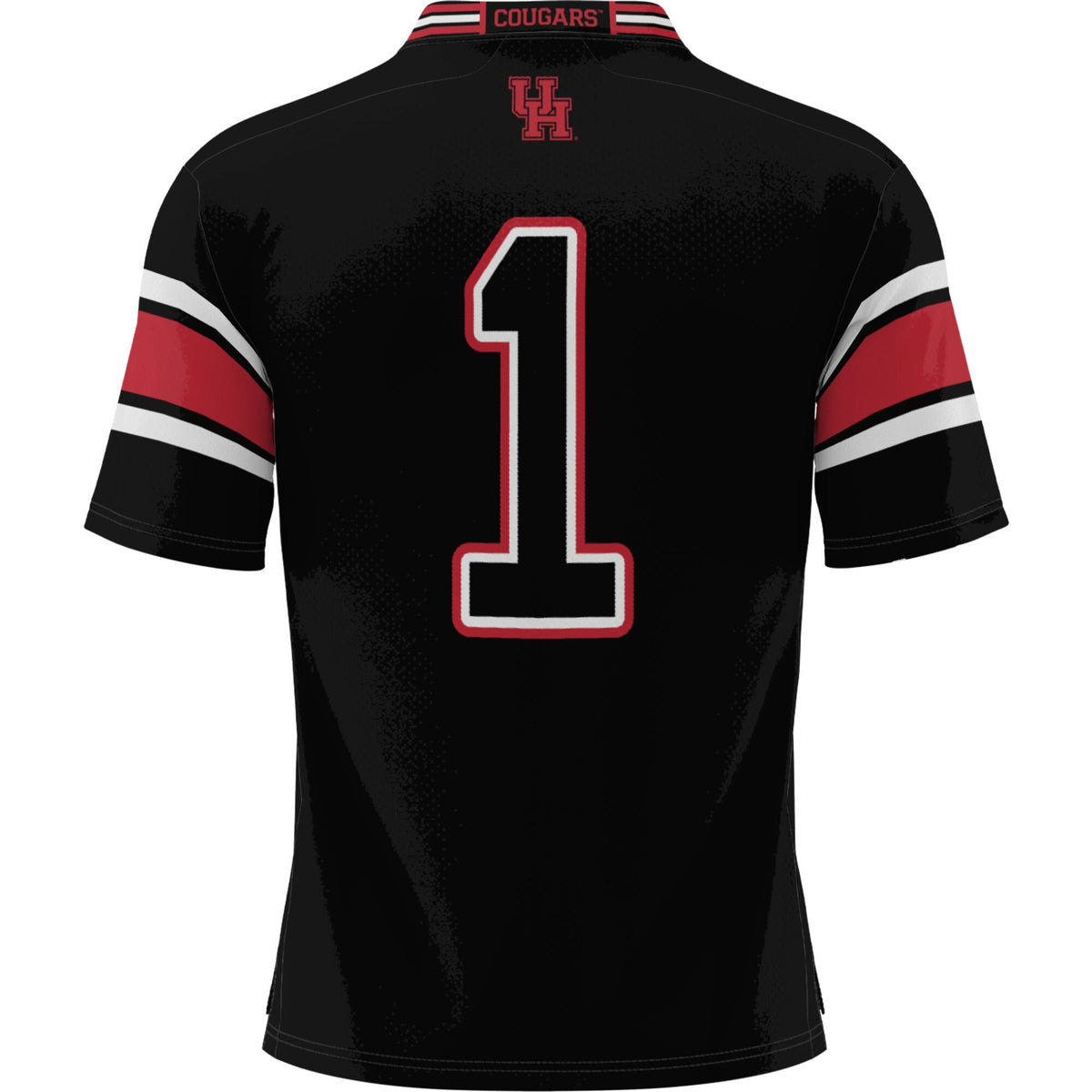 #1 Houston Cougars Football Jersey - Black product image 4, provided for visual reference and product detail review