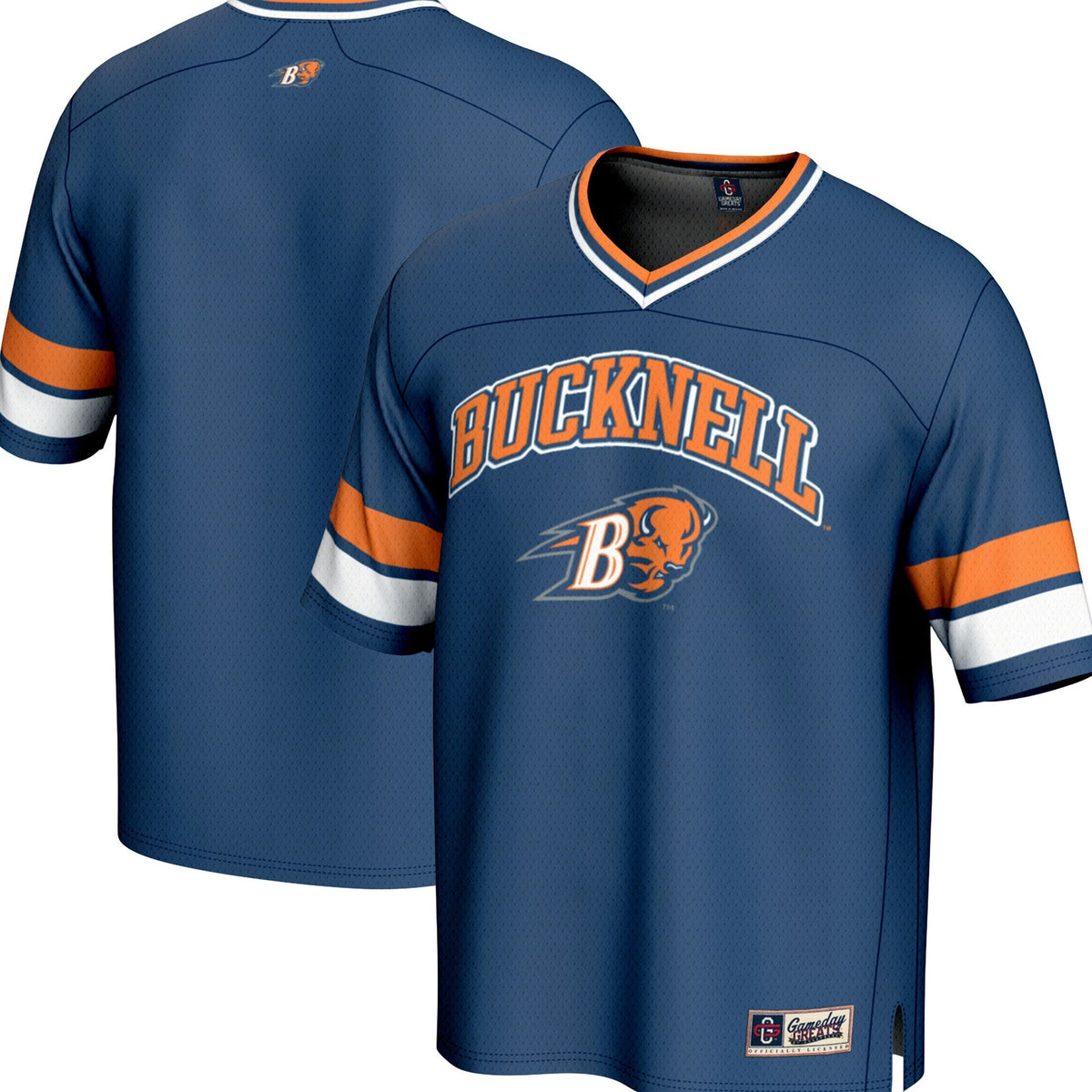 Bucknell Bison Spirit Football Jersey - Blue product image 1, provided for visual reference and product detail review