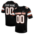 Oklahoma State Cowboys Custom Football Game Jersey - Black product image 1, provided for visual reference and product detail